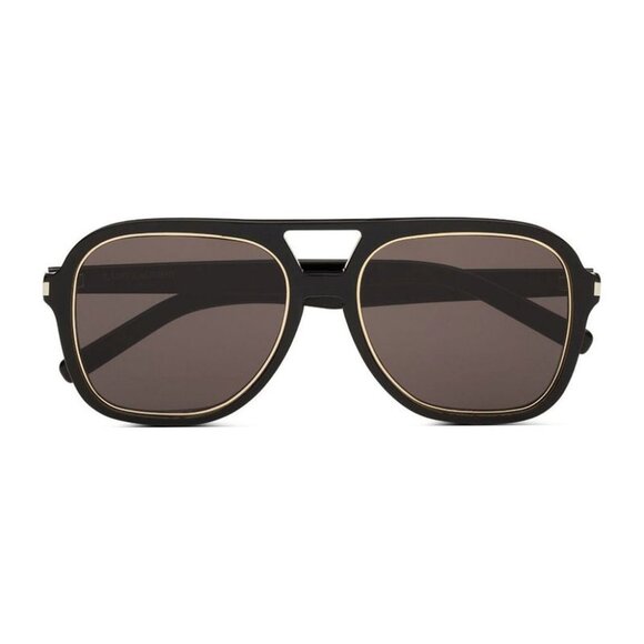 NWT SAINT LAURENT SUNGLASSES BLACK - Picture 2 of 3